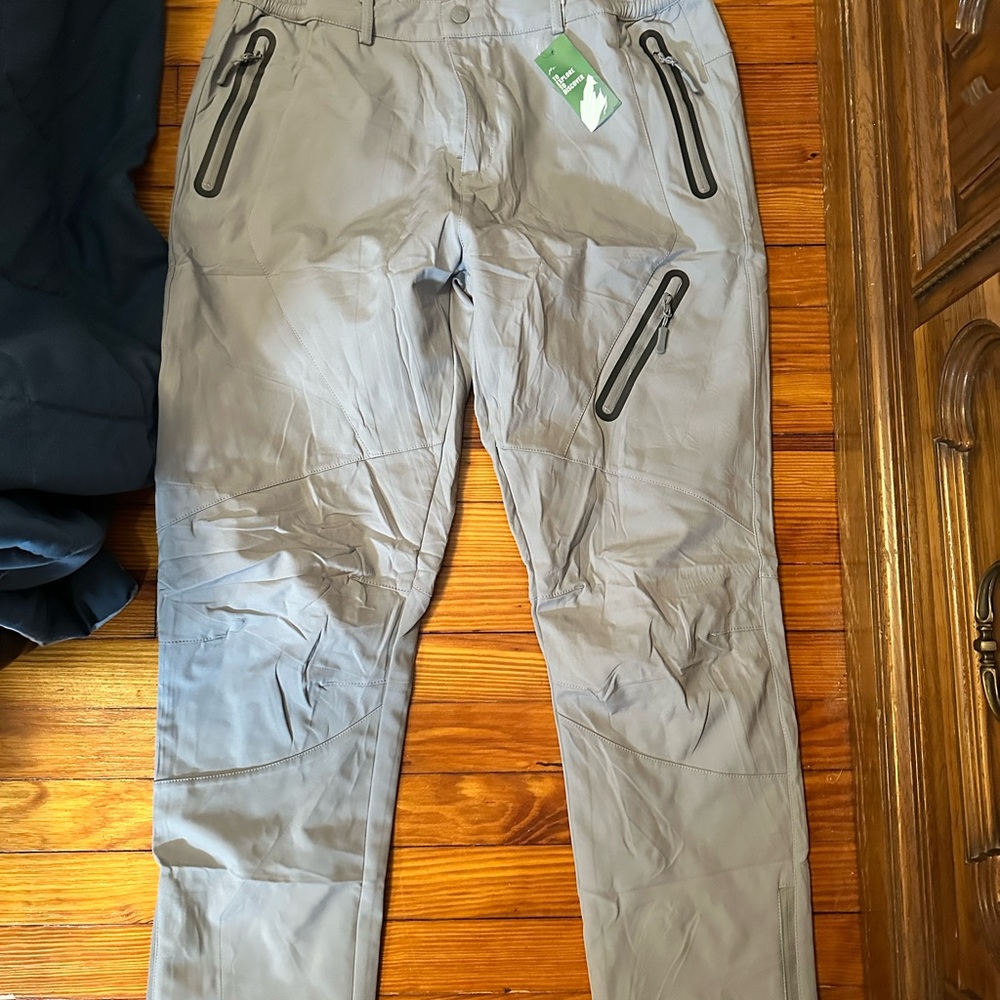 Amazon Gray SNOW Pants Lightweight Utilitarian Design